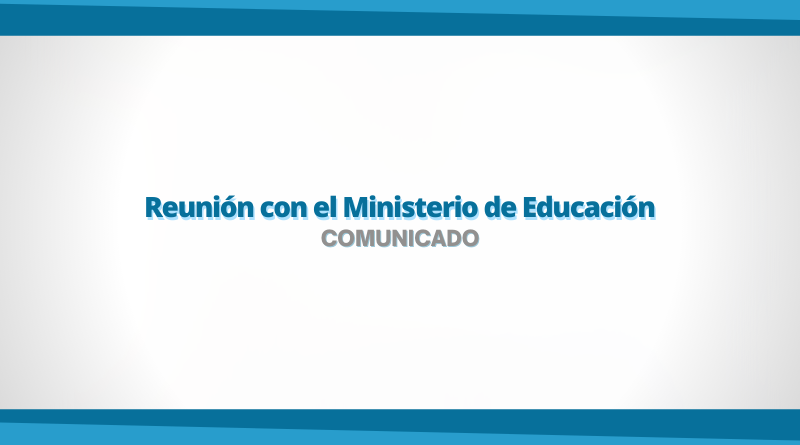 Comunicado sobre la reunión