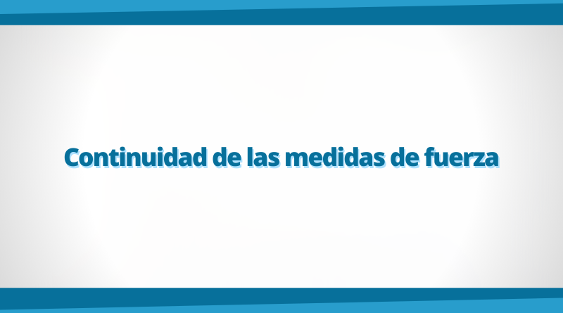 Paro del 24 al 28 de noviembre