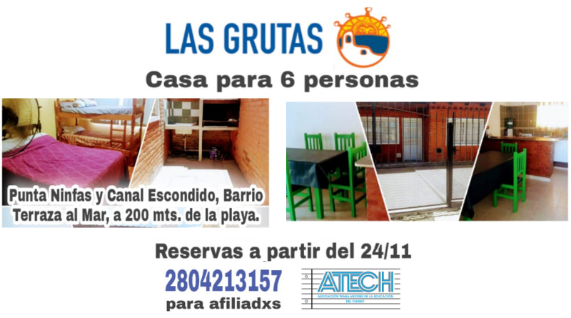 Casa en Las Grutas para afiliadxs