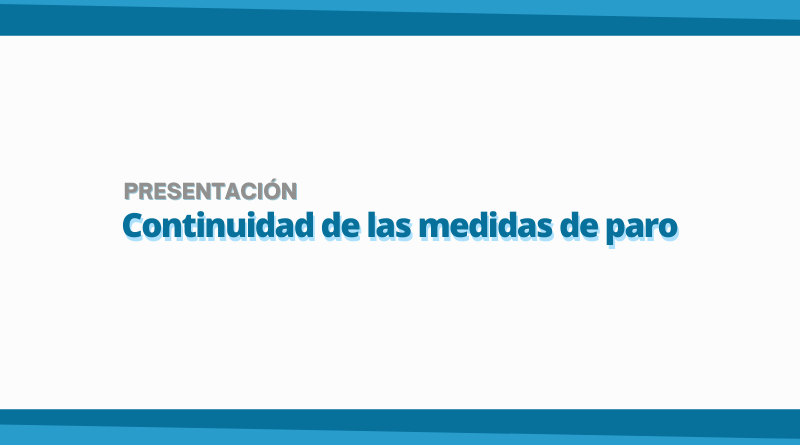 Paro desde el 14 al 19 de diciembre