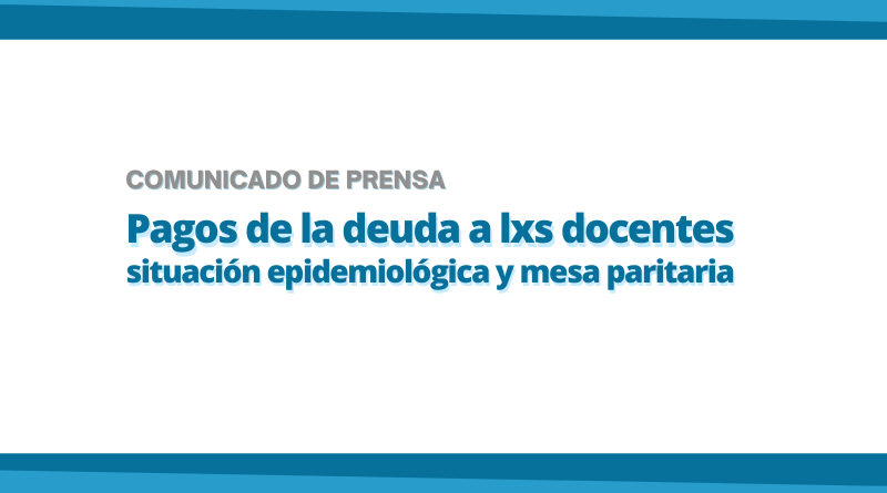 Reunión de los sindicatos docentes con el gobierno del Chubut