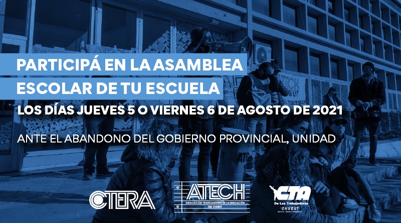 Asambleas escolares con mandatos este jueves 5 y viernes 6