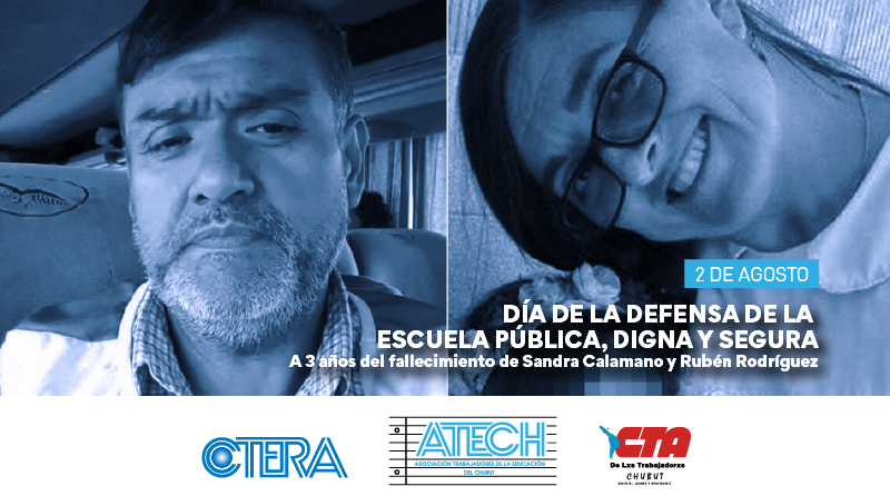 Sandra y Rubén, ¡presentes!