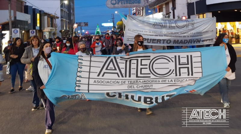 ¡Marcha en Puerto Madryn en defensa de la educación pública!