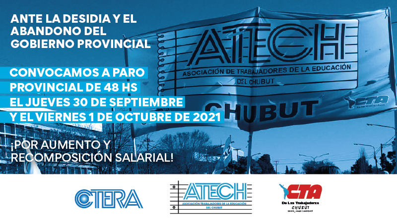 PARO PROVINCIAL DE 48 HORAS POR AUMENTO Y RECOMPOSICIÓN SALARIAL