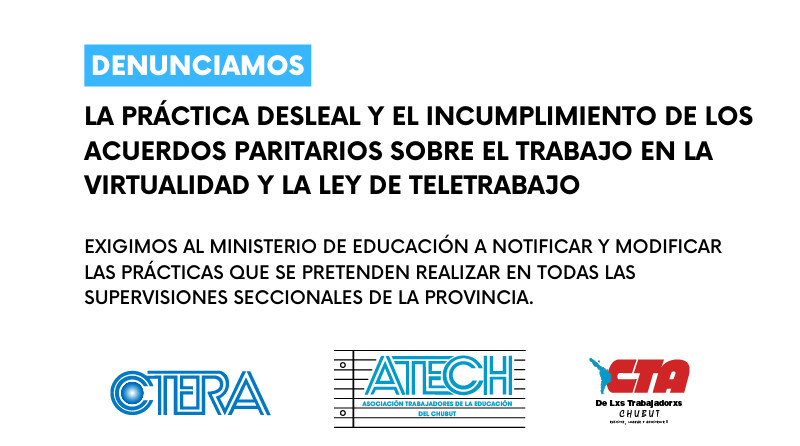 Denunciamos el incumplimiento de los acuerdos paritarios