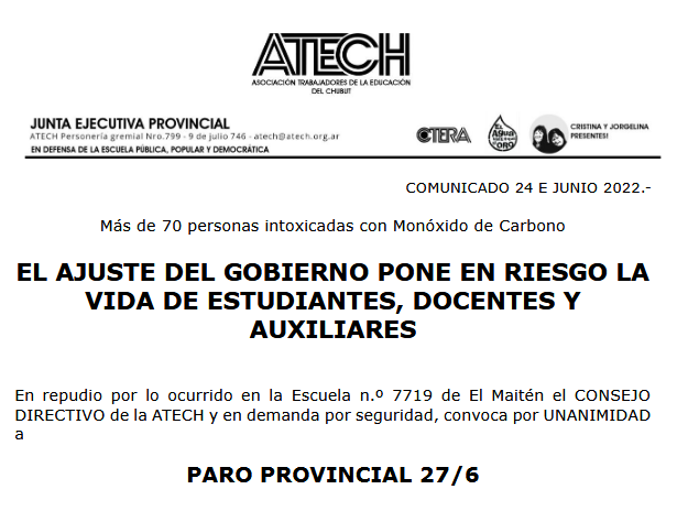 Más de 70 personas intoxicadas con Monóxido de Carbono