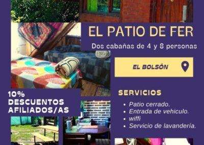 El Bolsón – Cabañas El patio de Fer