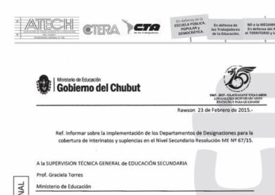 15. Designaciones