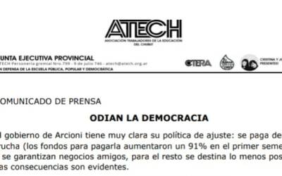 Odian la democracia