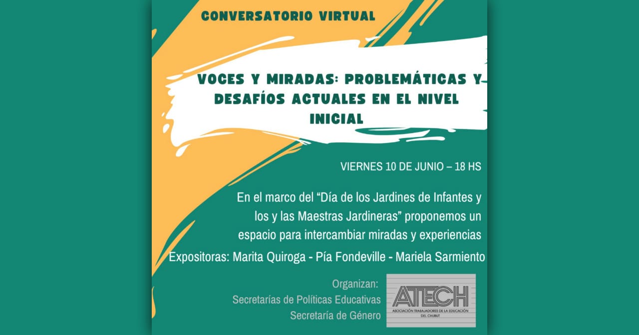 “Voces y miradas: Problemáticas y desafíos actuales en el nivel inicial” – Conversatorio Virtual