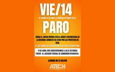 14 de abril paro docente: presentación al gobierno