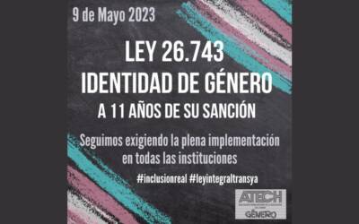 Ley N° 26.743 de Identidad de Género en la Argentina: a 11 años de su sanción