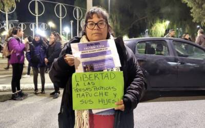 ATECH acompaña el pedido de liberación de las presas políticas Mapuche