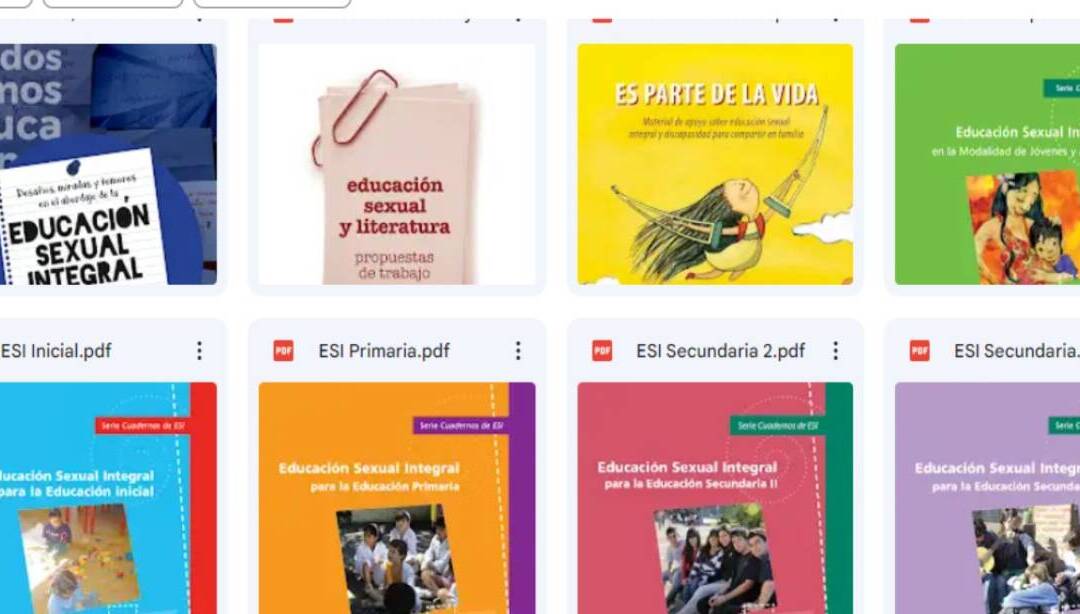 Materiales de Educación Sexual Integral