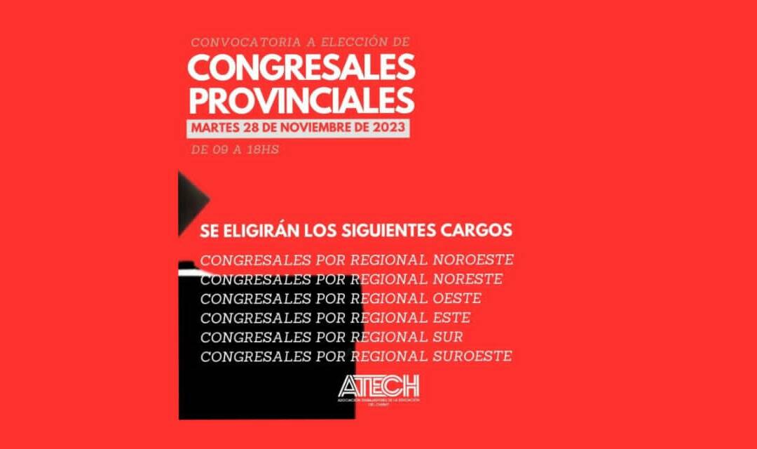 Elecciones Congresales: 28 de noviembre