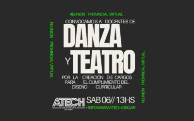 Reunión docentes de Danza y Teatro